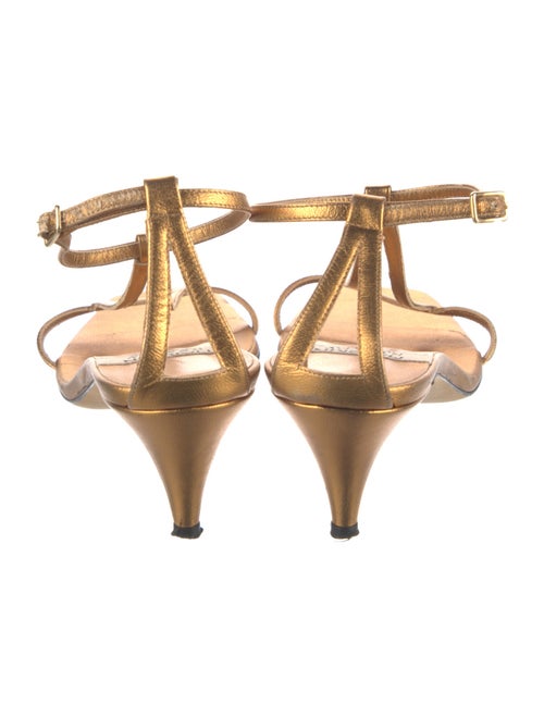 Marskinryyppy Leather T-Strap Sandals