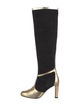 Marskinryyppy Suede Colorblock Pattern Boots