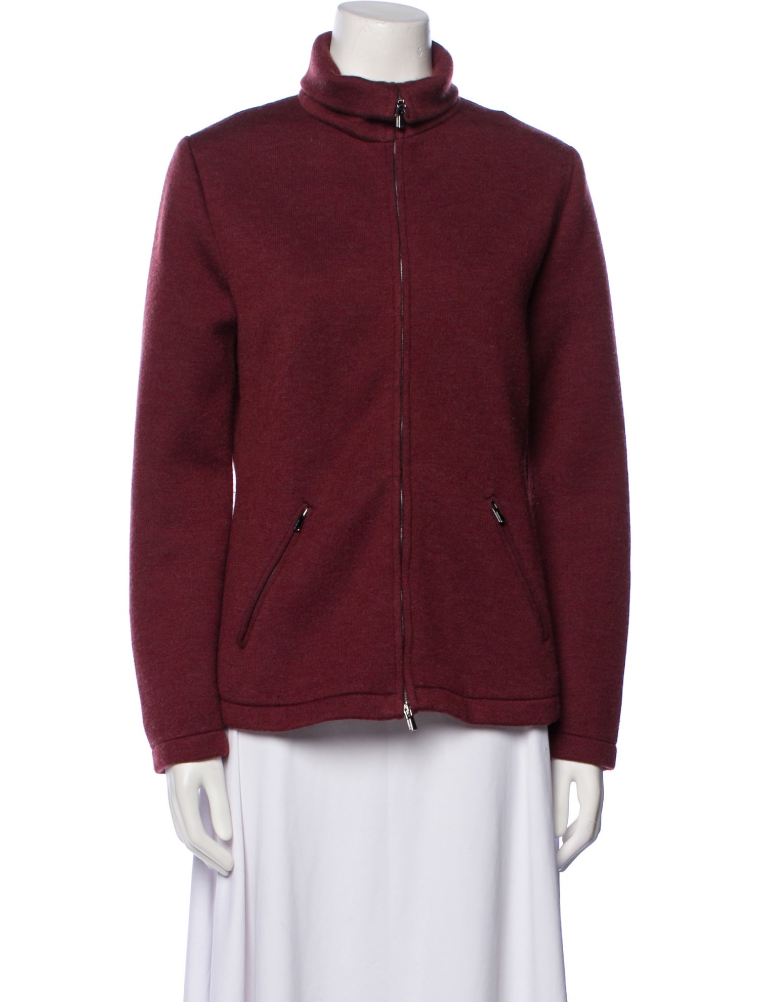 Manrico Cashmere Cashmere Mock Neck Sweater