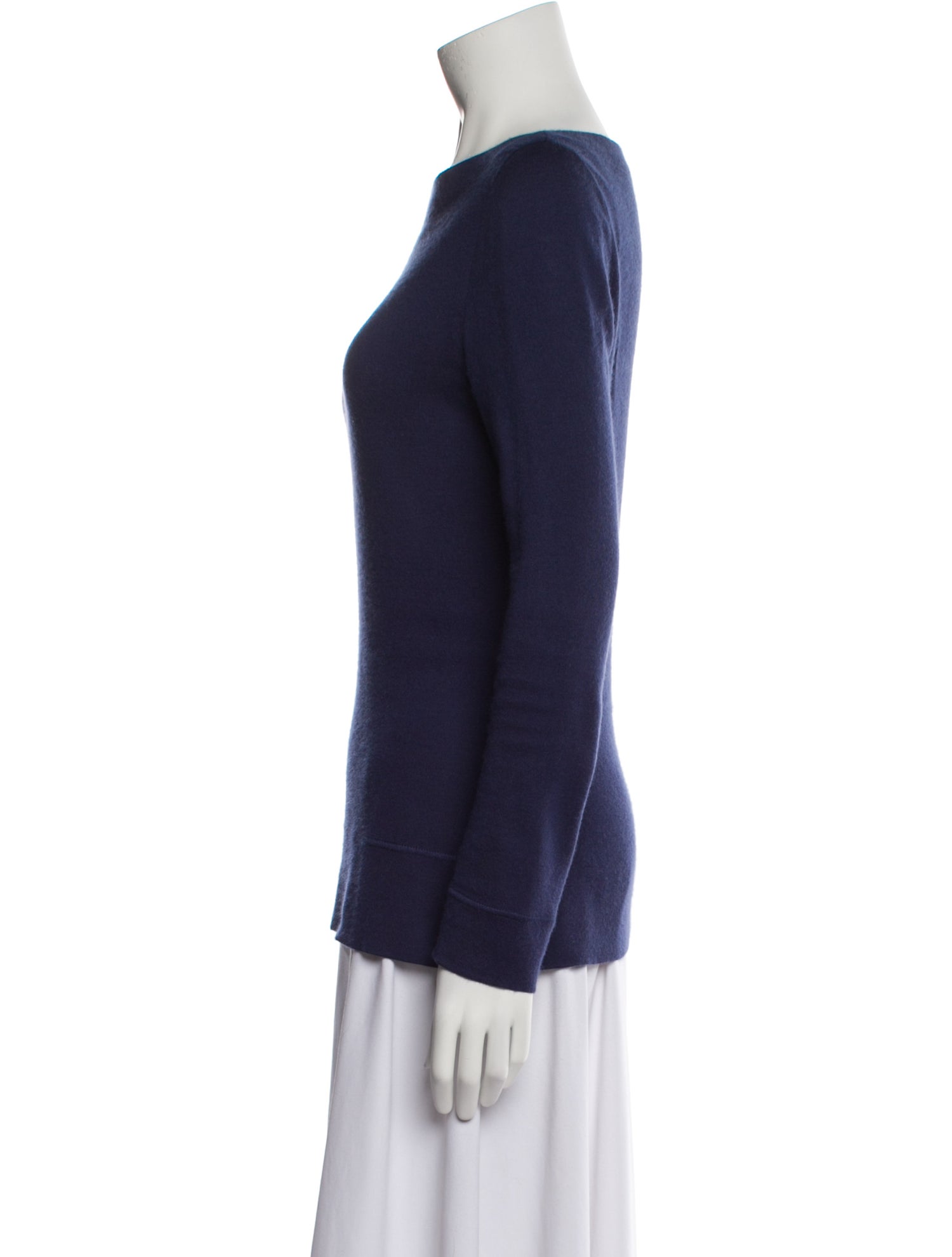 Manrico Cashmere Cashmere Bateau Neckline Sweater