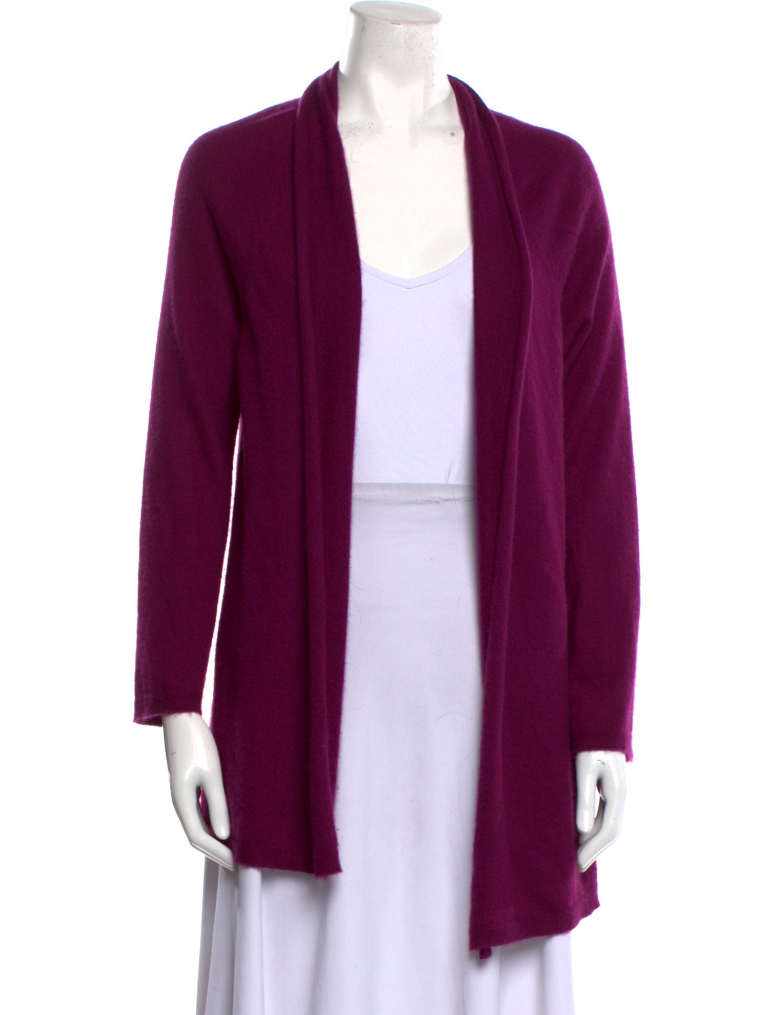 Manrico Cashmere Cashmere Open Front Sweater