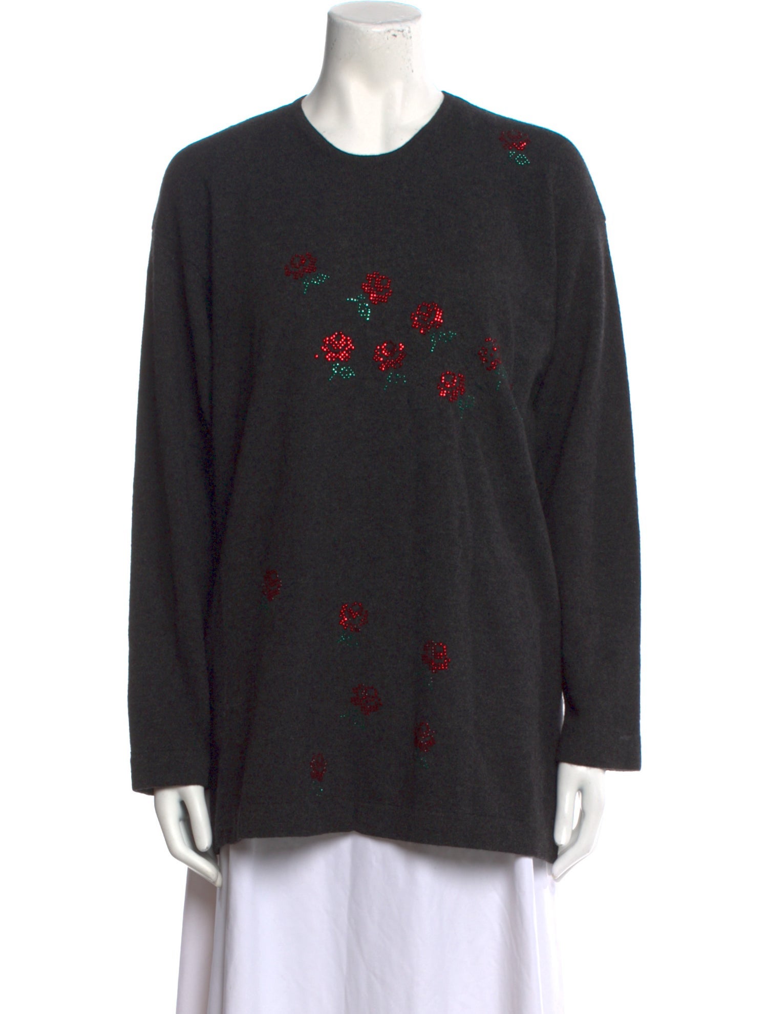 Manrico Cashmere Cashmere Patterned Sweater