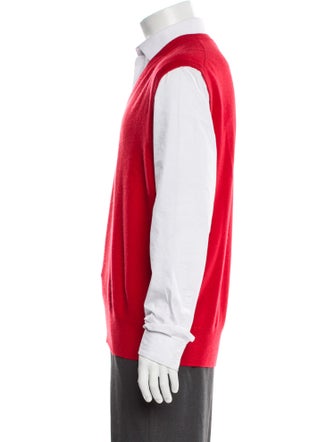 Manrico Cashmere Cashmere V-Neck Sweater Vest