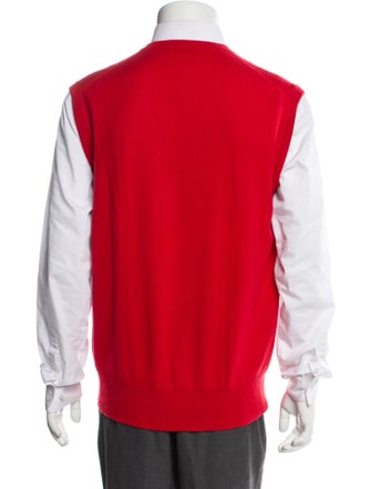 Manrico Cashmere Cashmere V-Neck Sweater Vest