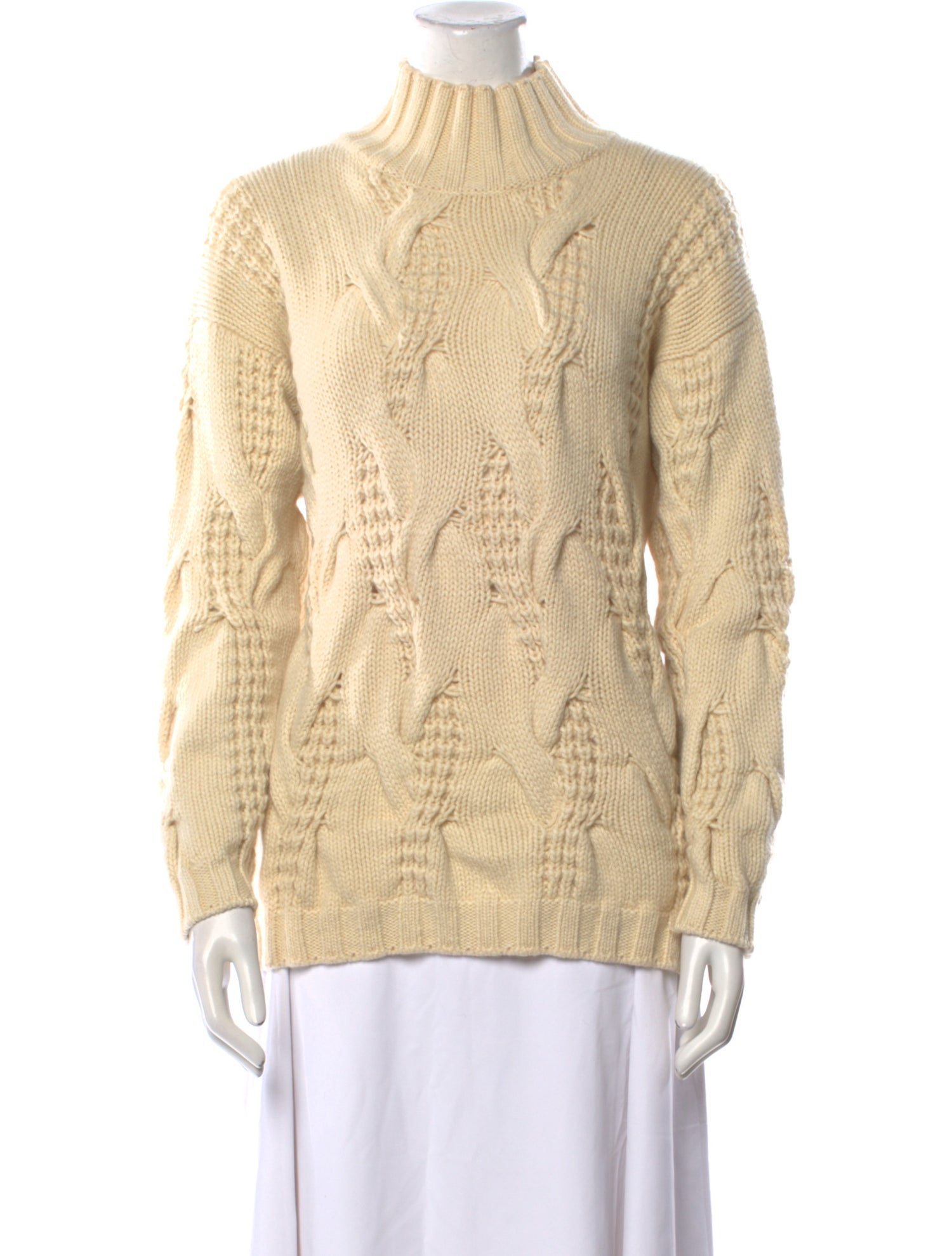 Manrico Cashmere Cashmere Mock Neck Sweater