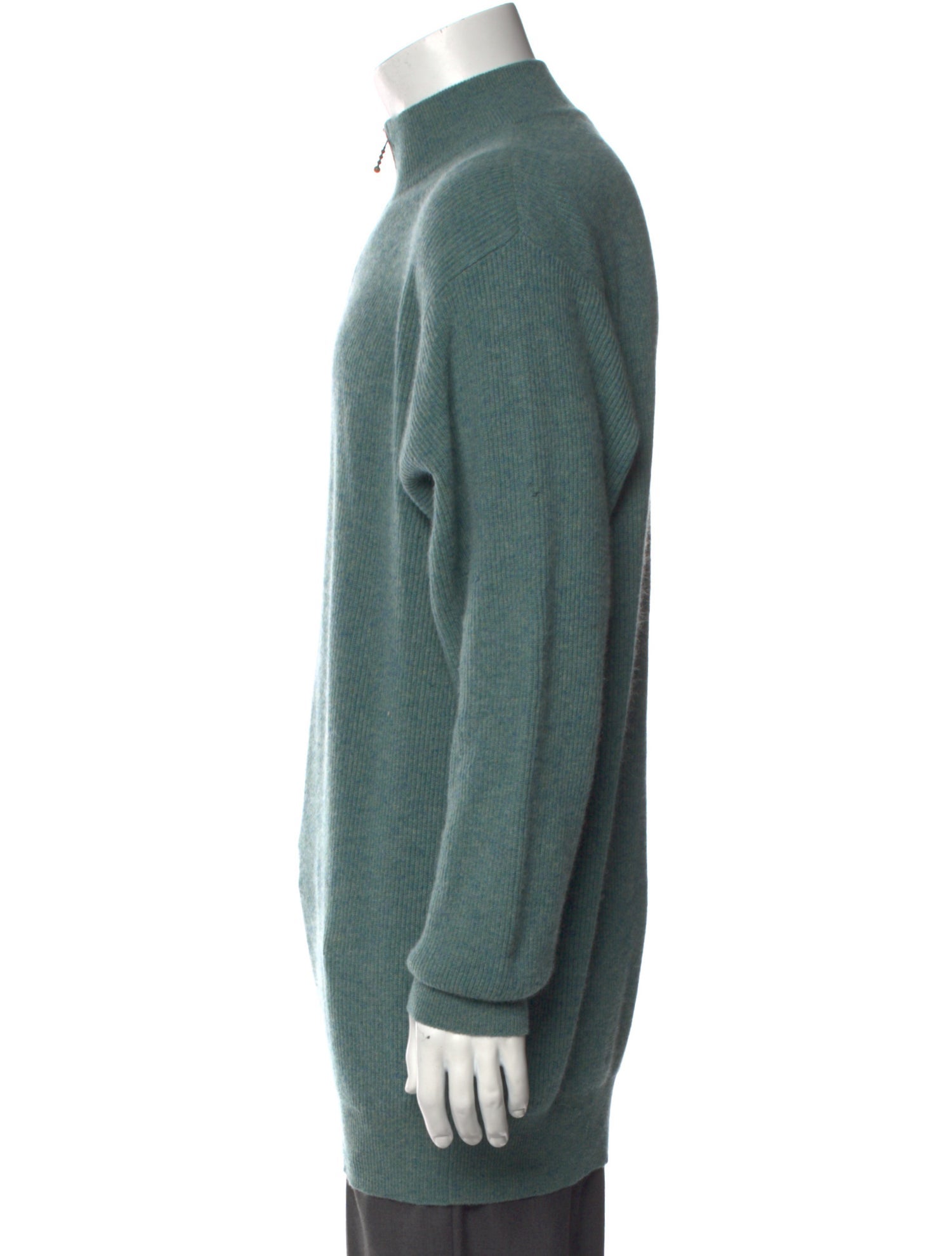 Manrico Cashmere Cashmere Mock Neck Pullover
