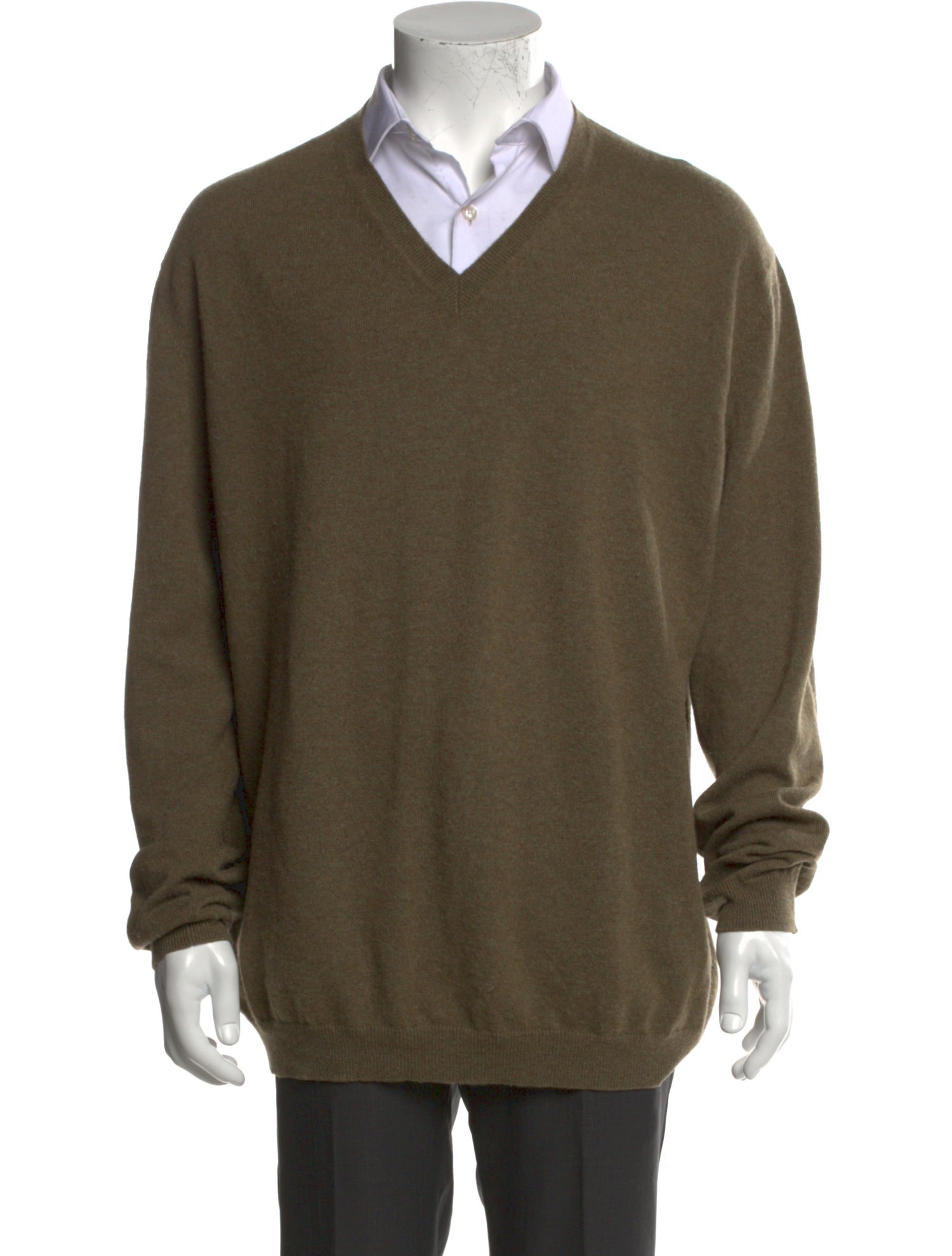 Manrico Cashmere Cashmere V-Neck Pullover