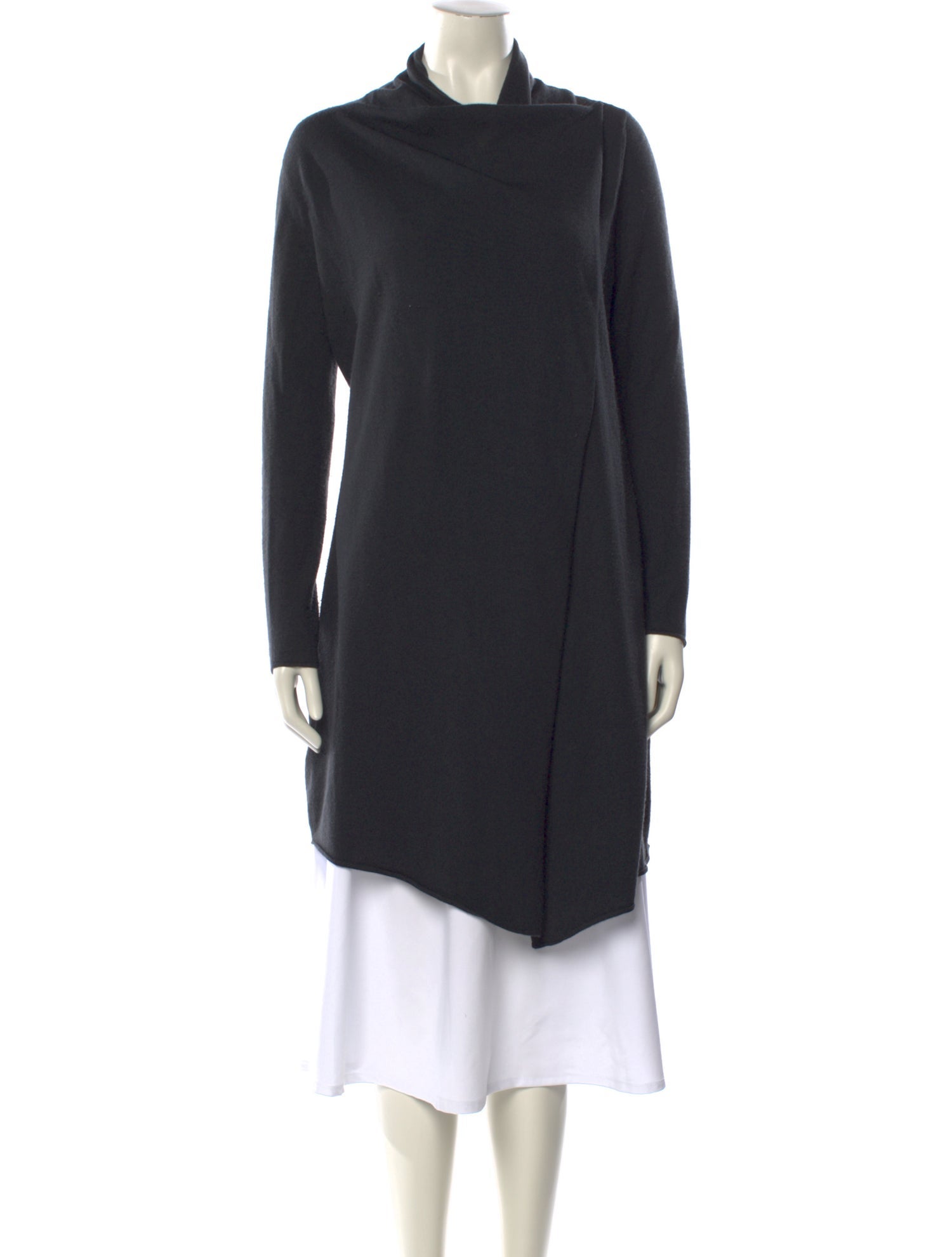 Manrico Cashmere Cashmere Cowl Neck Sweater