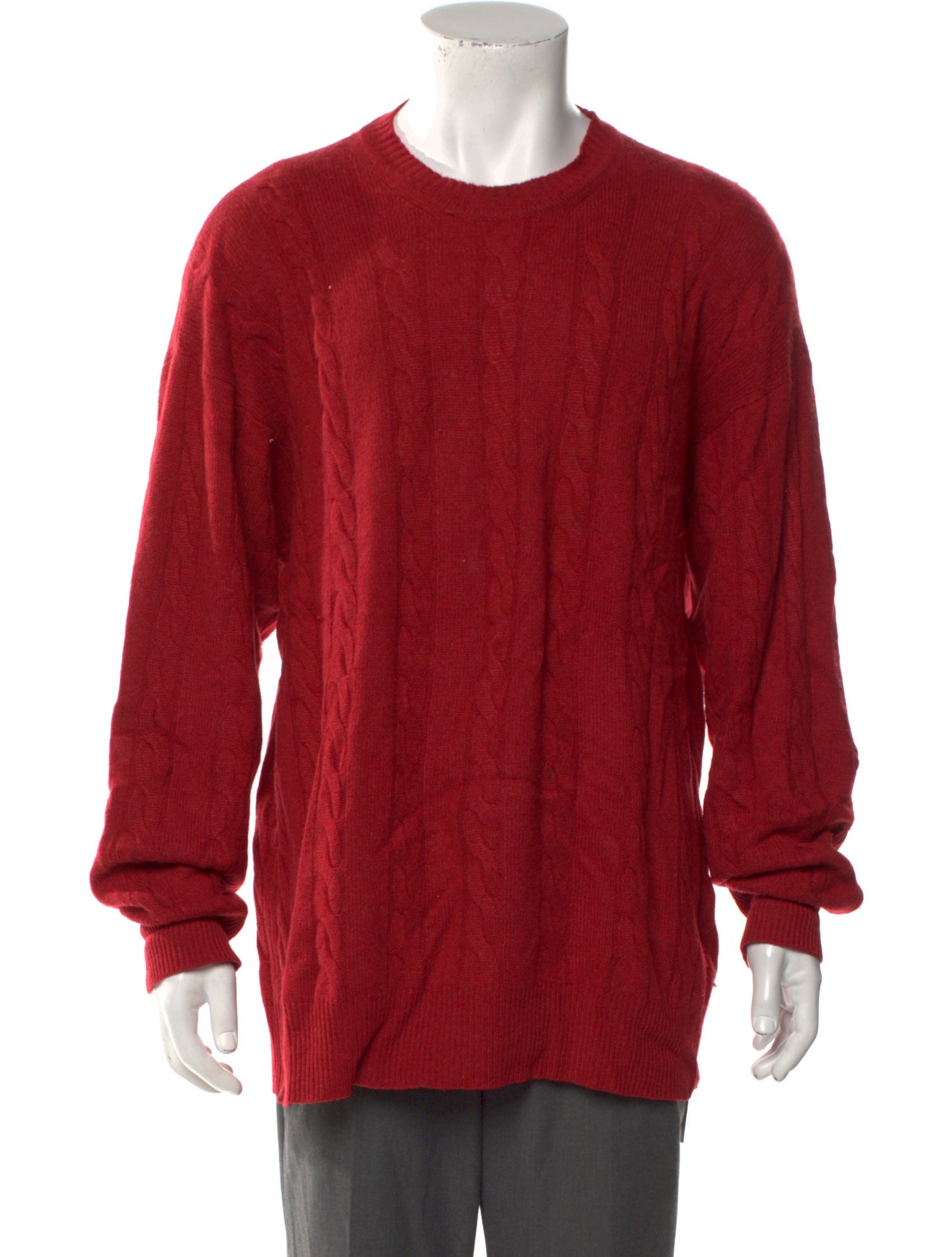 Manrico Cashmere Cashmere Crew Neck Pullover