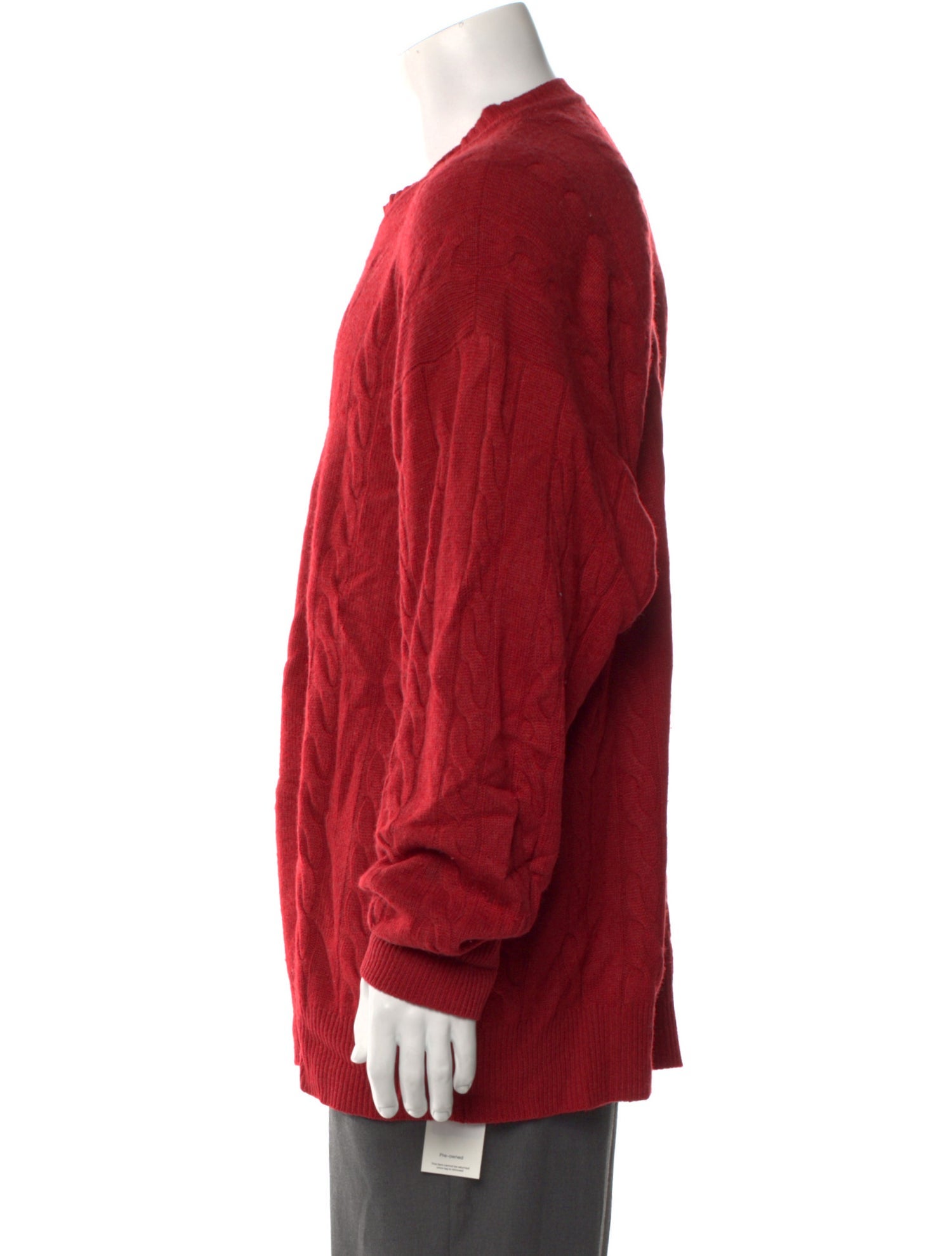 Manrico Cashmere Cashmere Crew Neck Pullover