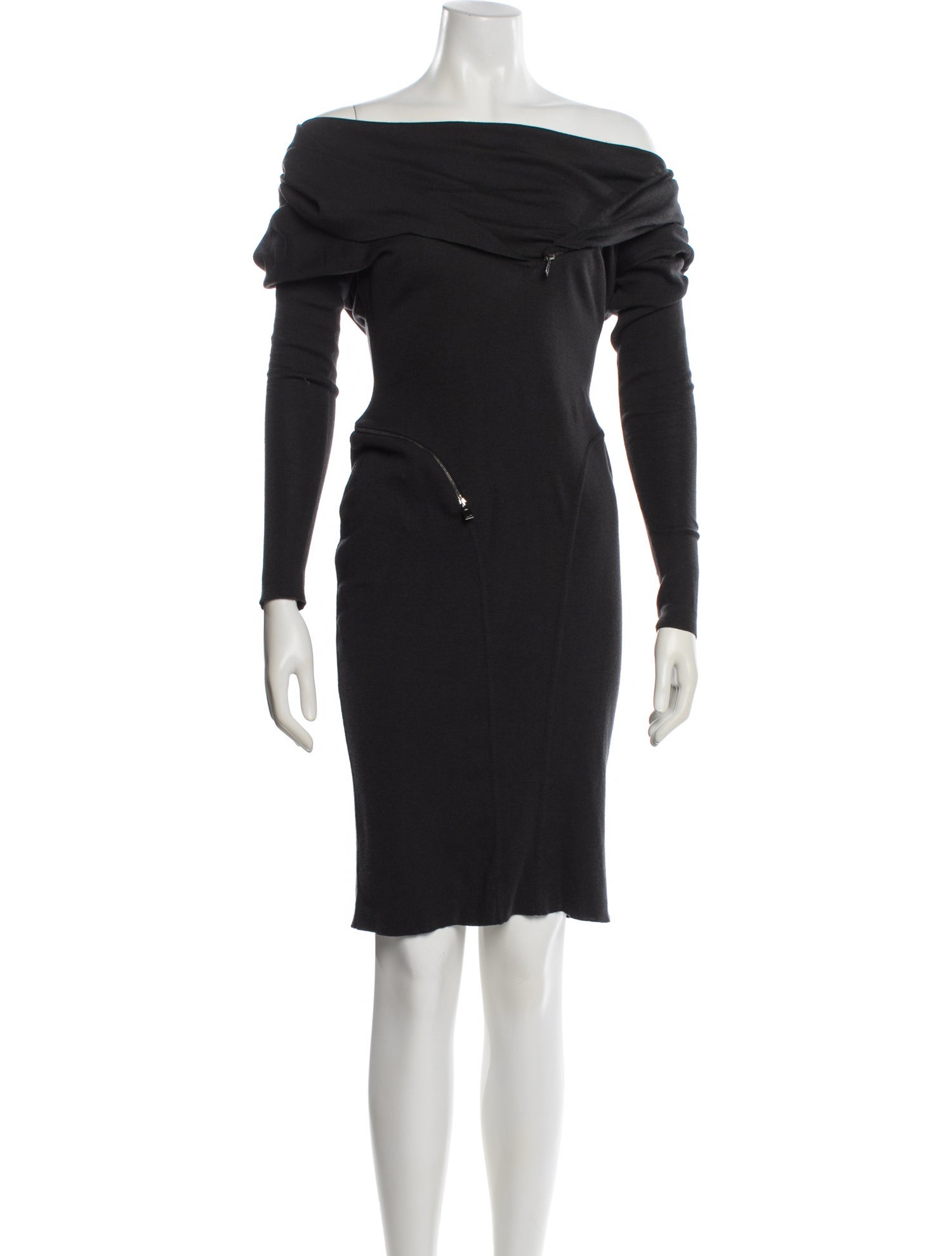 Manrico Cashmere Cashmere Knee-Length Dress