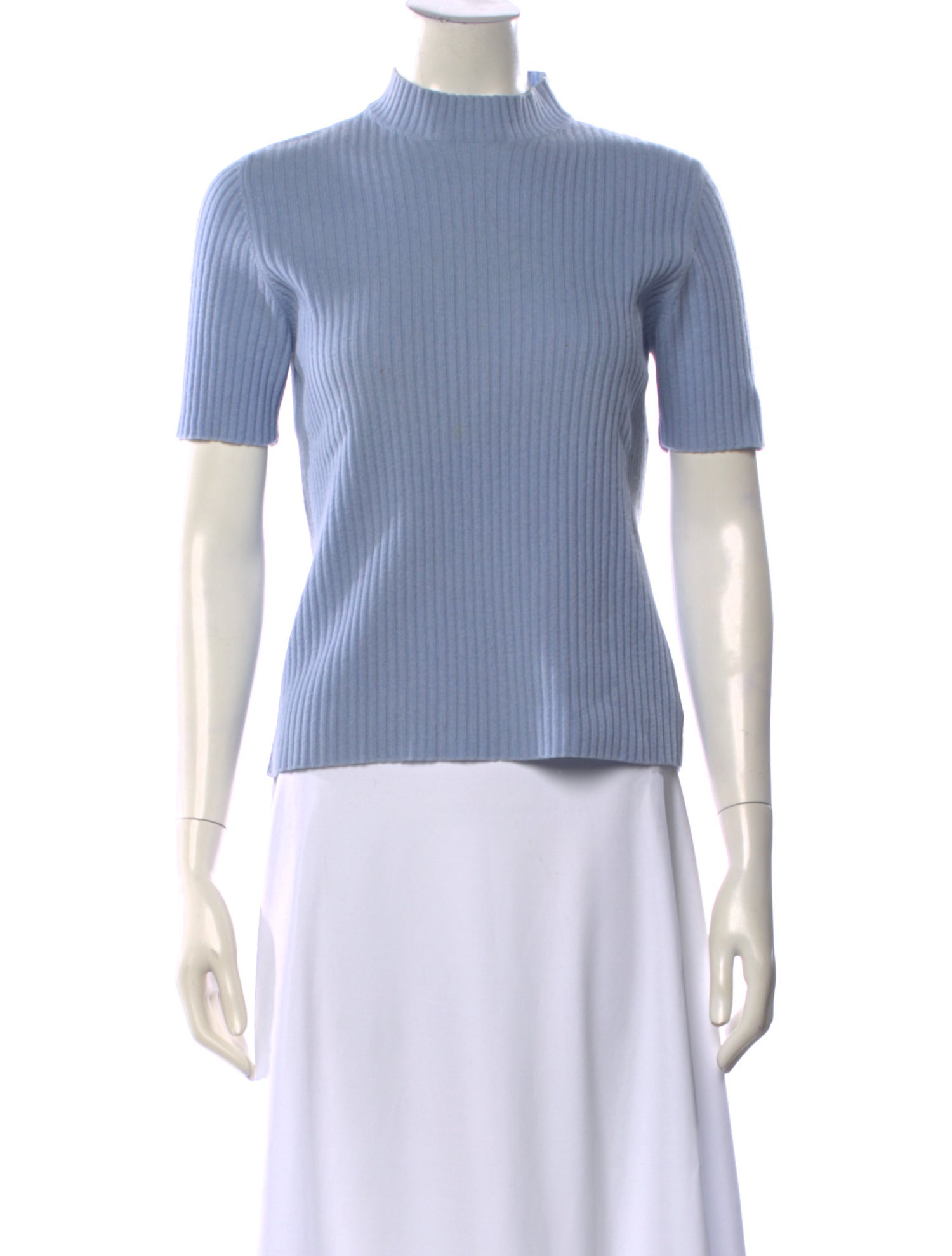 Manrico Cashmere Cashmere Mock Neck Sweater
