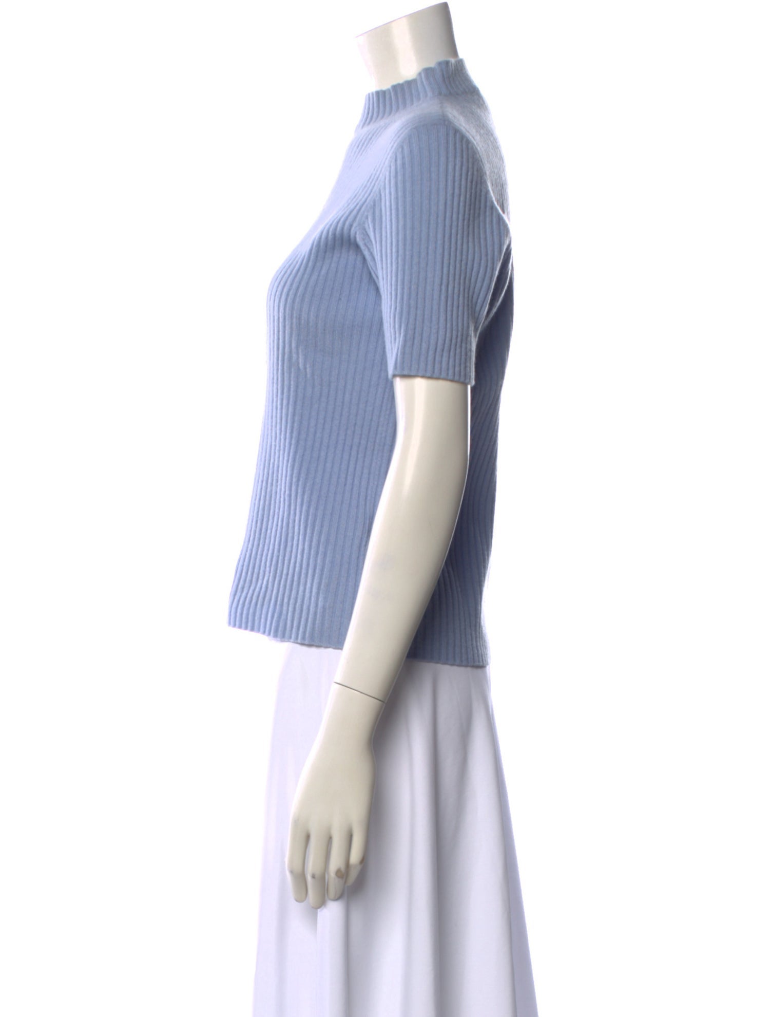 Manrico Cashmere Cashmere Mock Neck Sweater