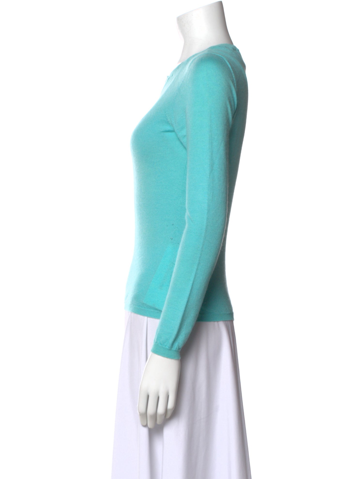Manrico Cashmere Cashmere Scoop Neck Sweater
