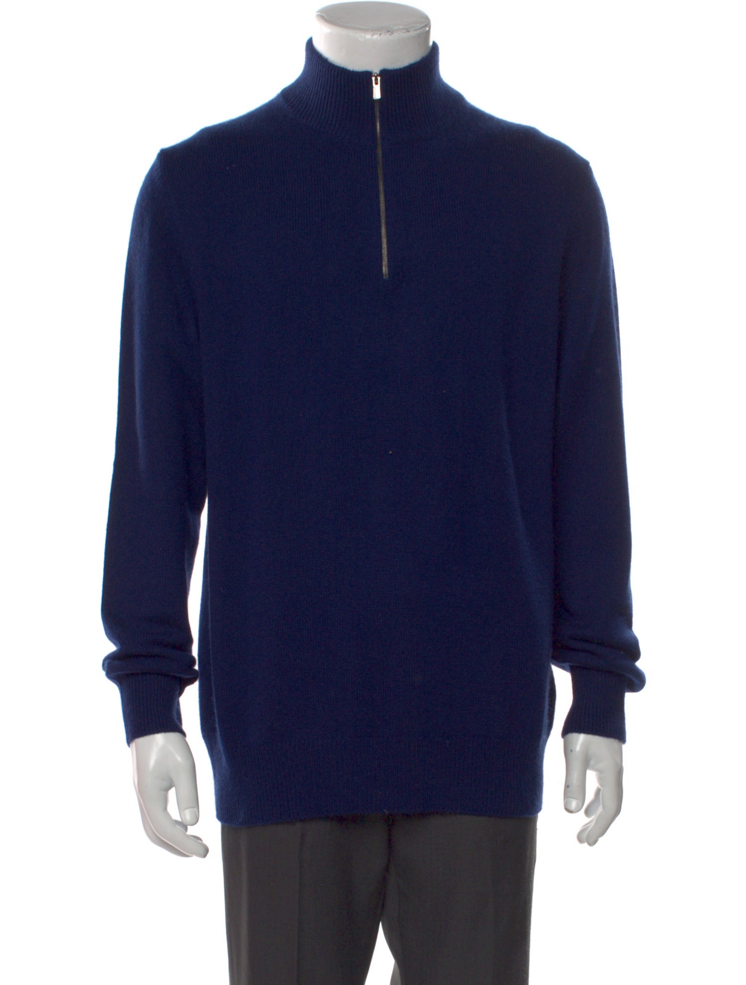 Manrico Cashmere Cashmere Mock Neck Pullover