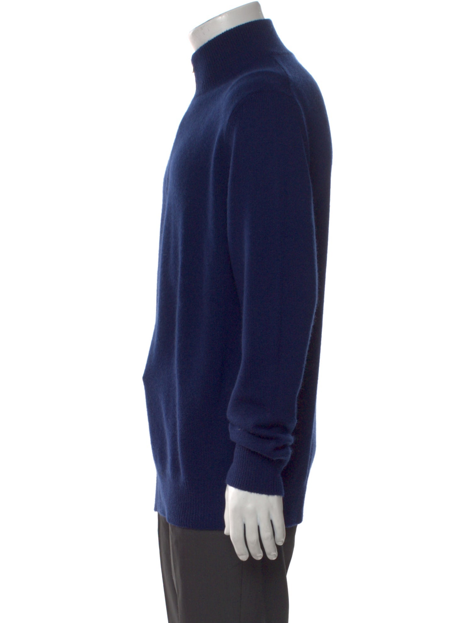 Manrico Cashmere Cashmere Mock Neck Pullover