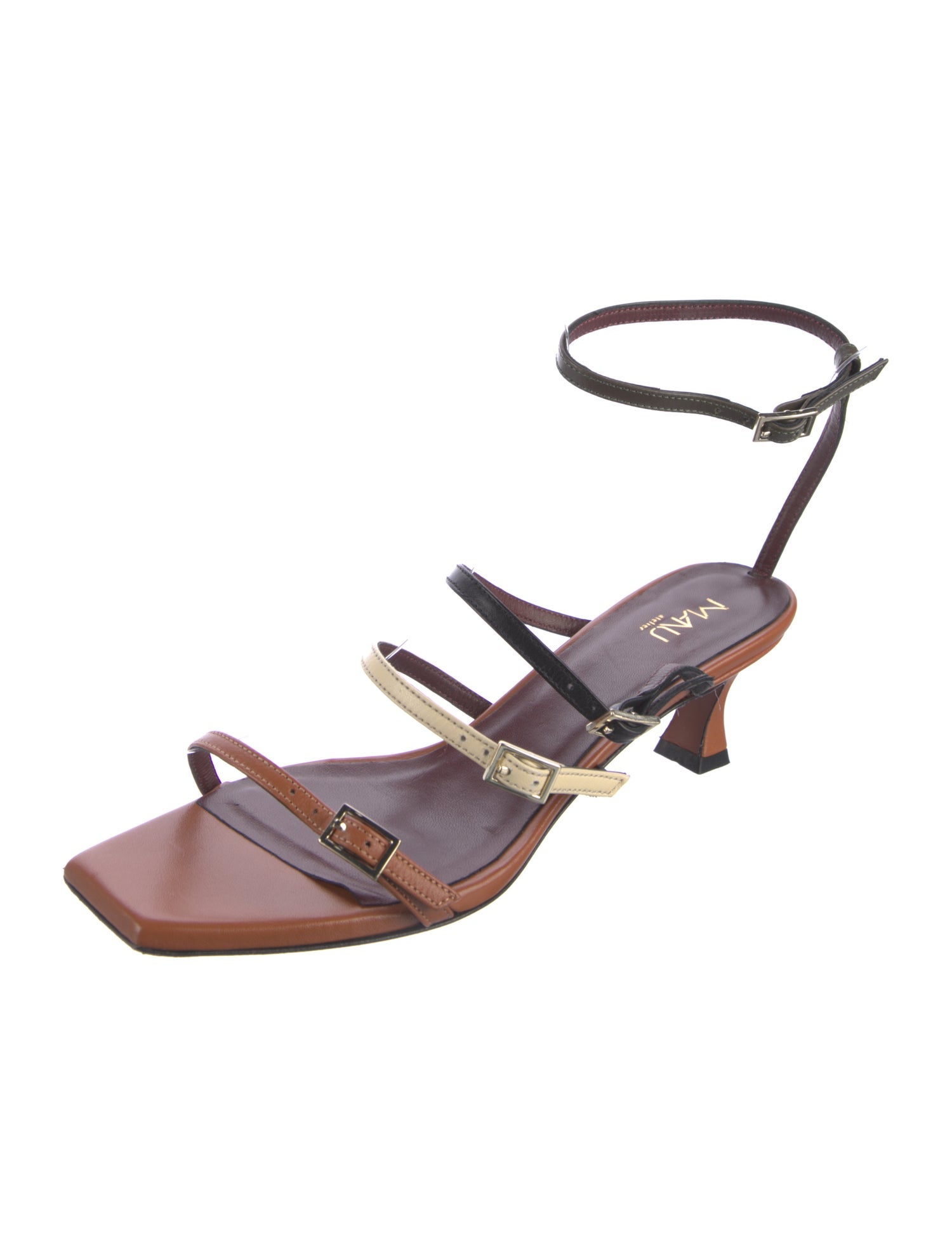 Manu Atelier Leather Gladiator Sandals
