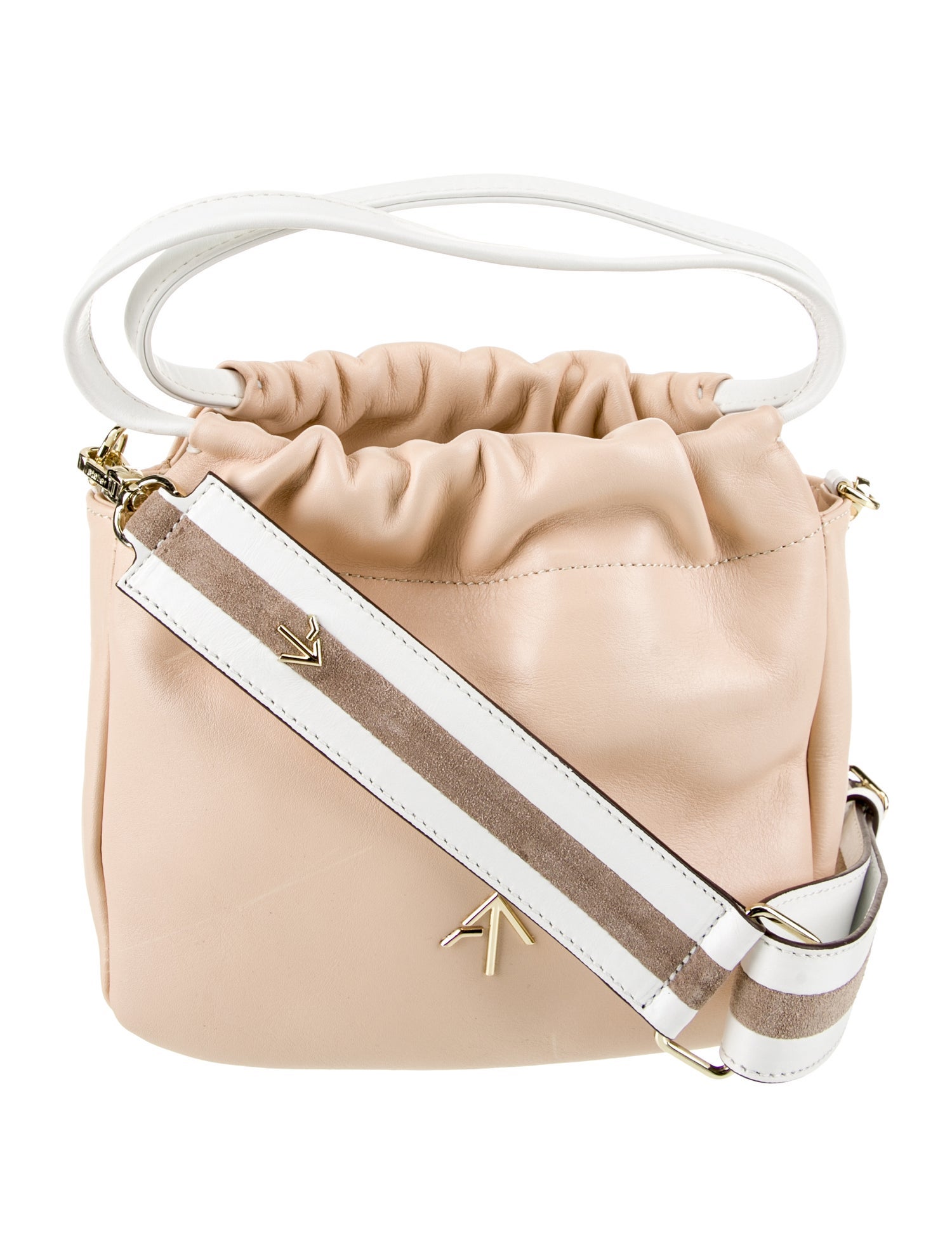 Manu Atelier Leather Top Handle Bag