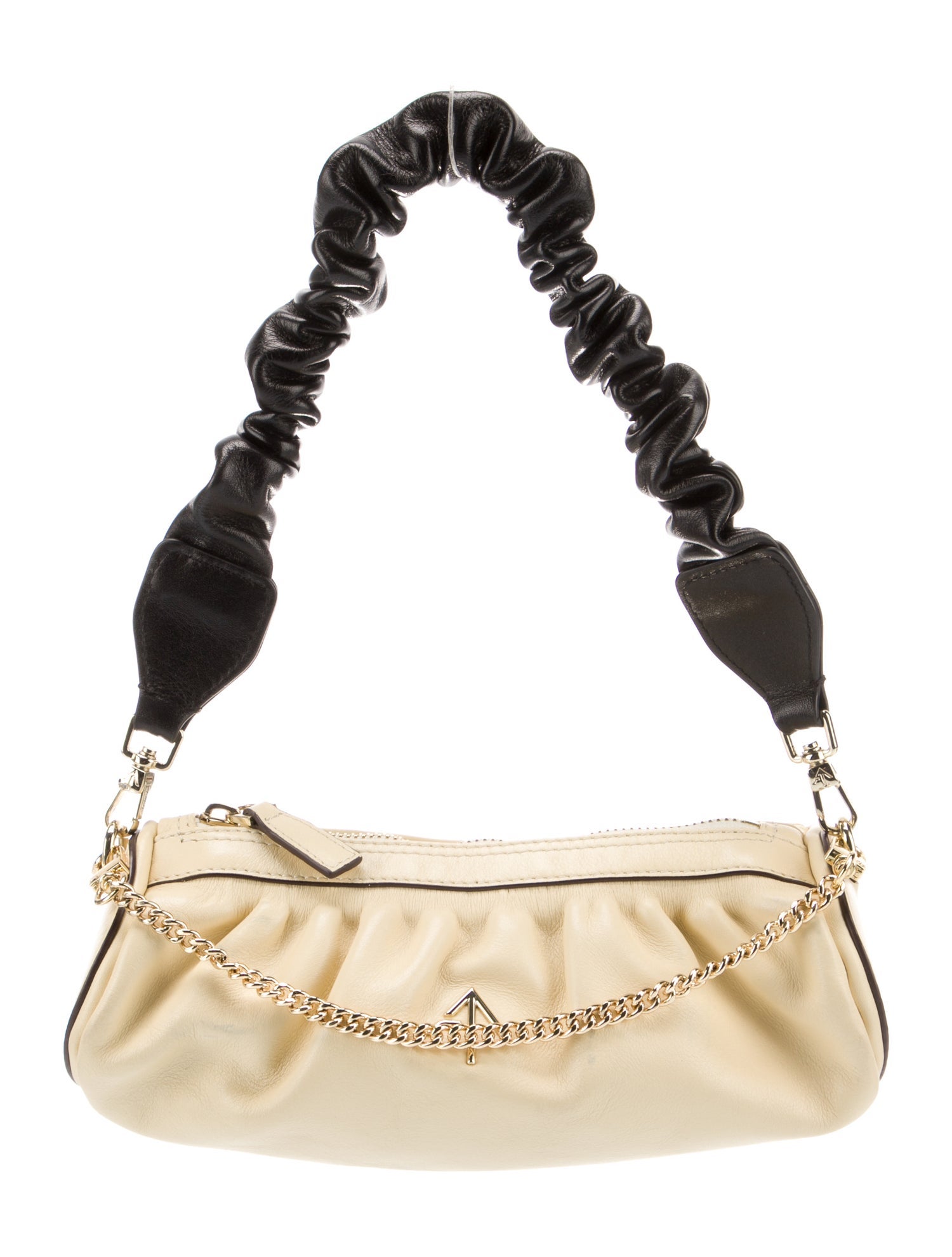 Manu Atelier Leather Top Handle Bag