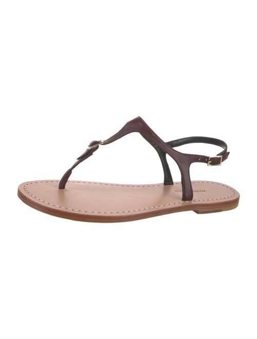 Manu Atelier Leather T-Strap Sandals