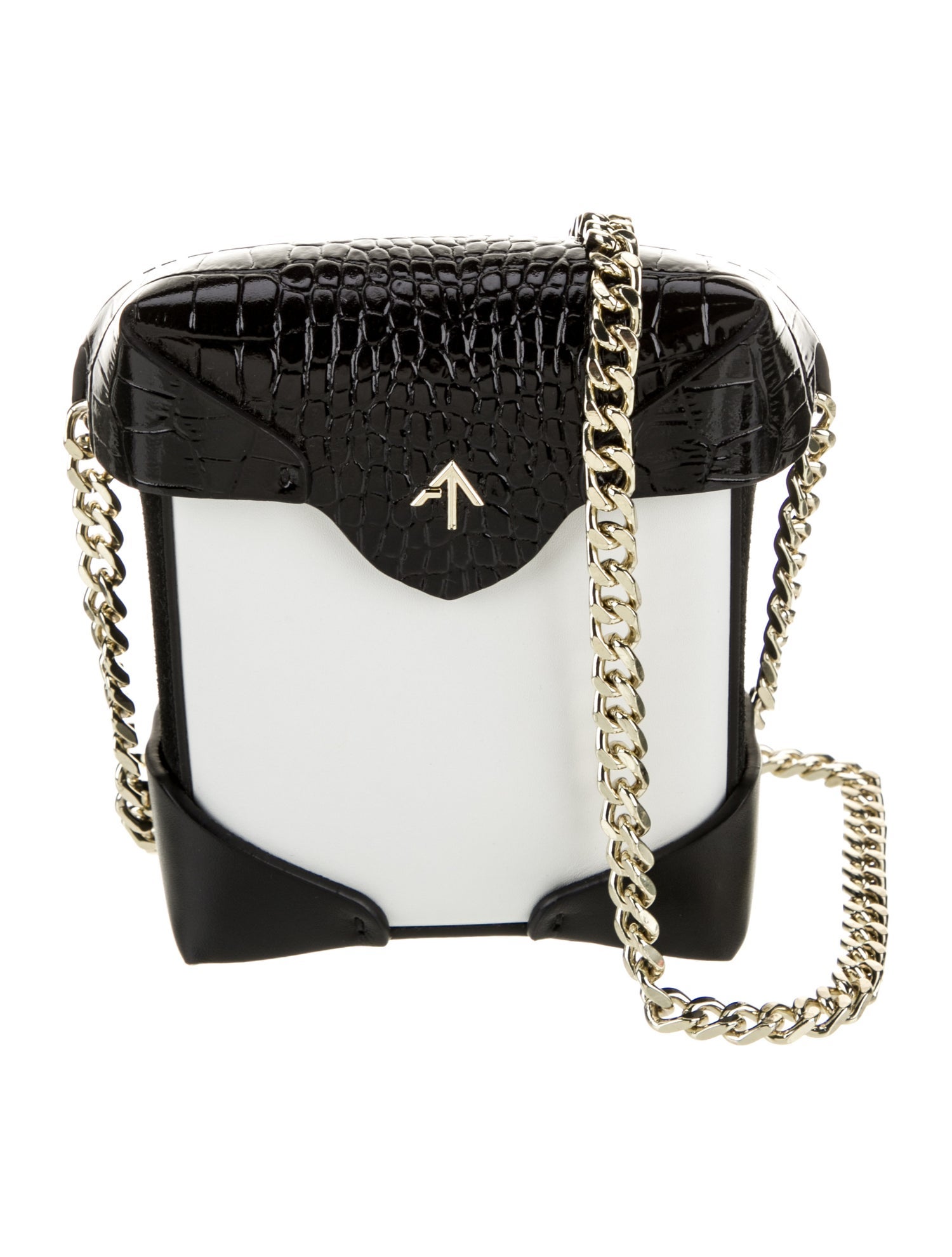 Manu Atelier Leather Crossbody Bag