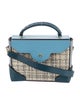 Manu Atelier Tweed Top Handle Bag