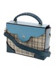 Manu Atelier Tweed Top Handle Bag