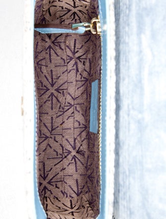 Manu Atelier Tweed Top Handle Bag