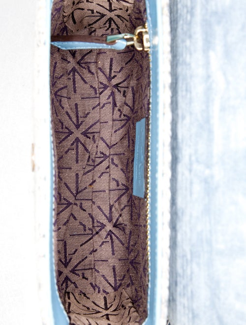 Manu Atelier Tweed Top Handle Bag