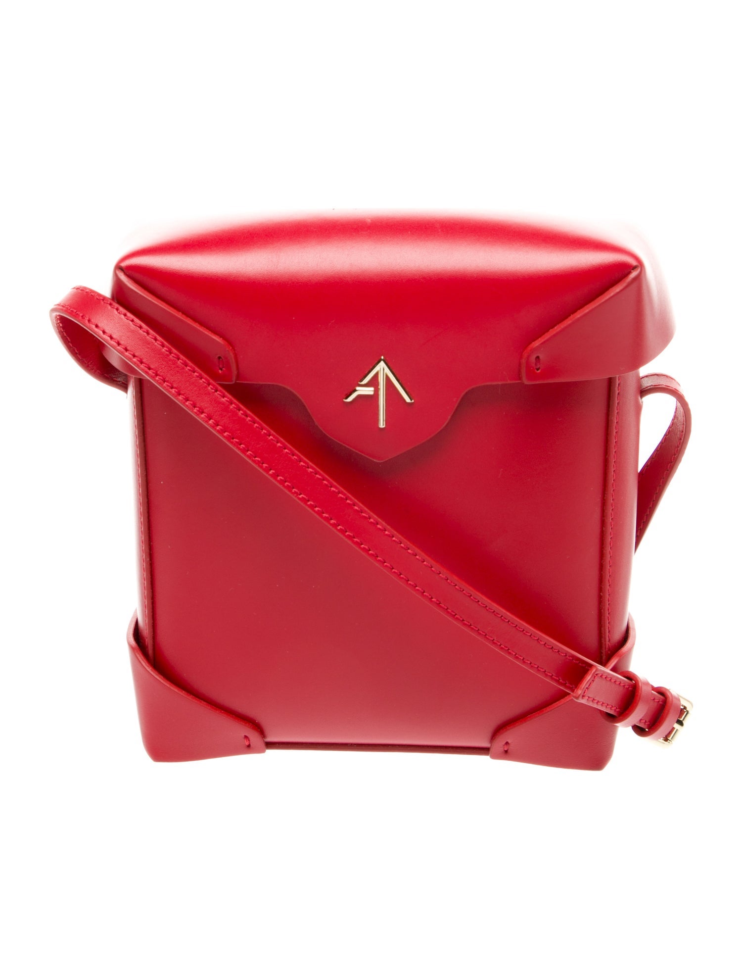 Manu Atelier Leather Crossbody Bag