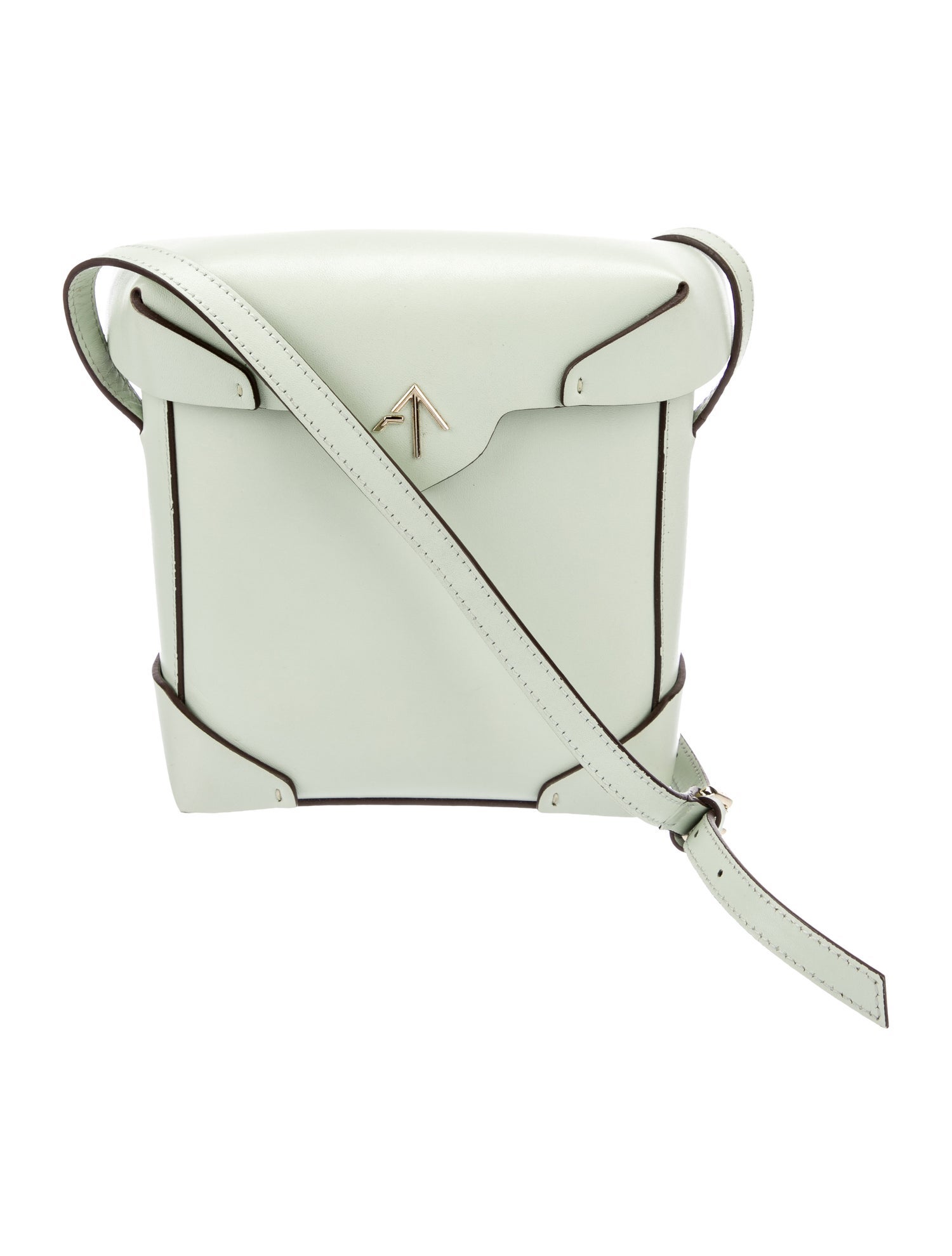Manu Atelier Leather Crossbody Bag