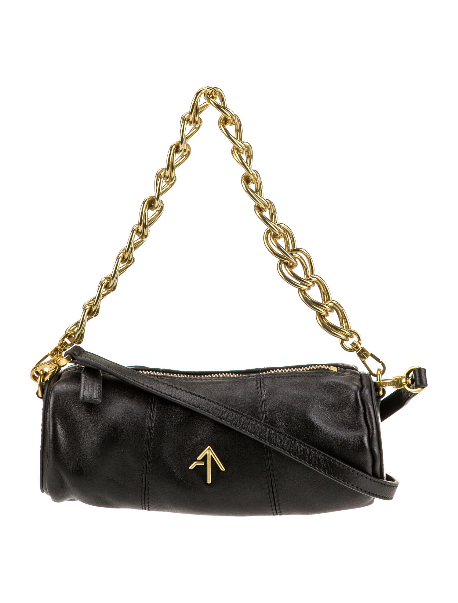 Manu Atelier Leather Shoulder Bag