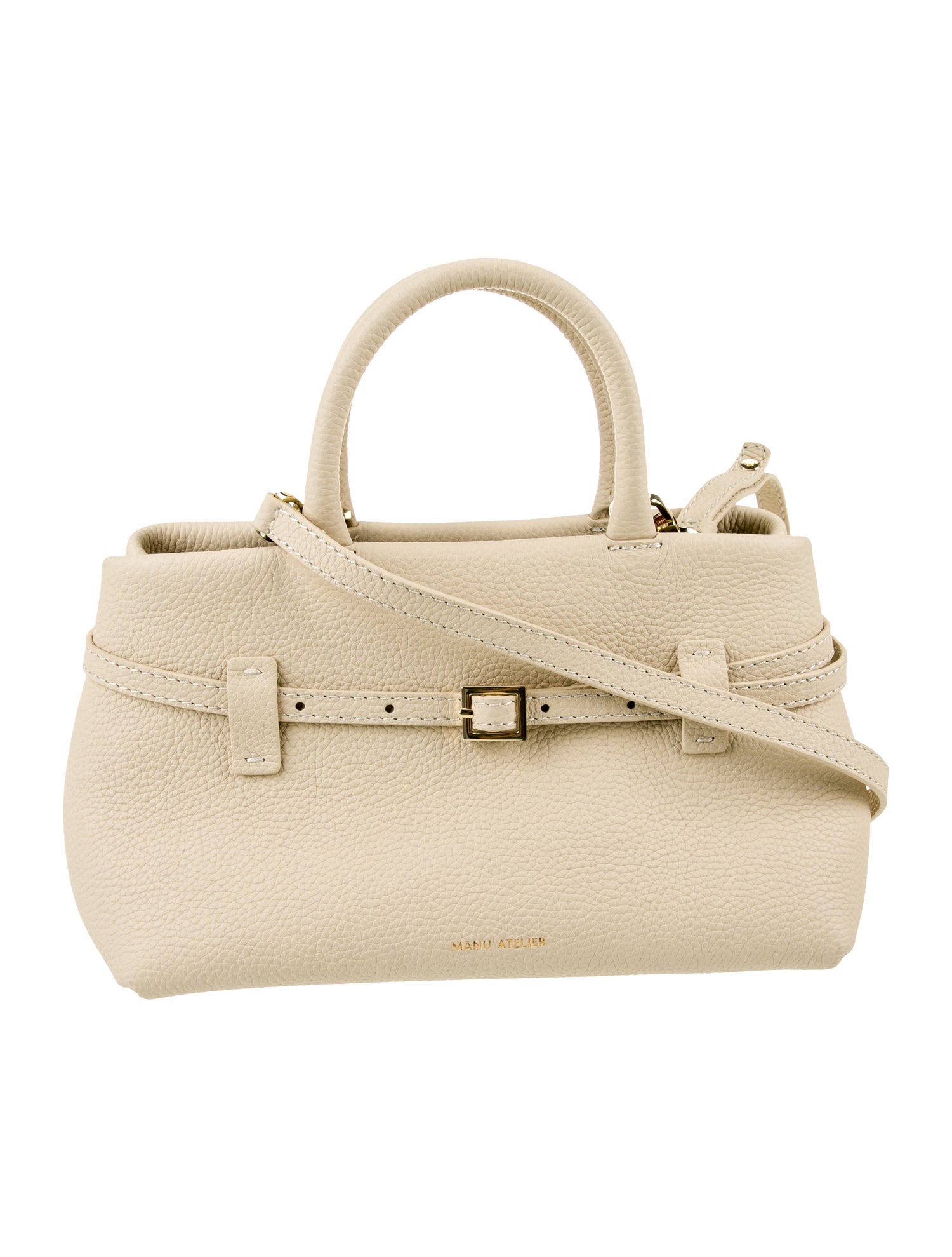 Manu Atelier Leather Shoulder Bag