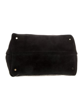 Manu Atelier Suede Top Handle Bag
