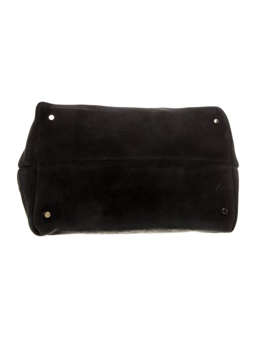 Manu Atelier Suede Top Handle Bag