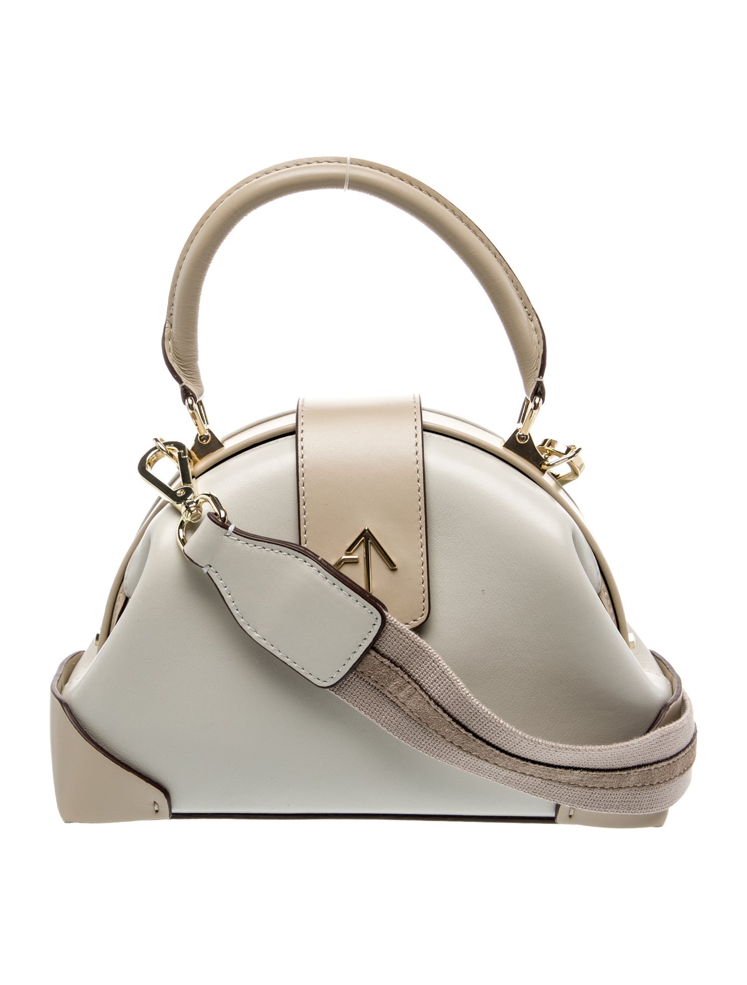 Manu Atelier Leather Shoulder Bag