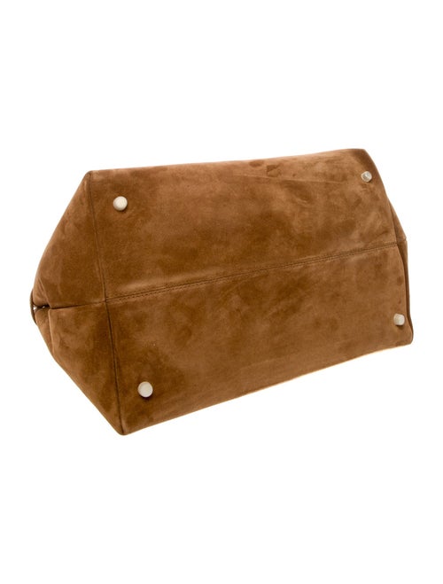 Manu Atelier Suede Top Handle Bag