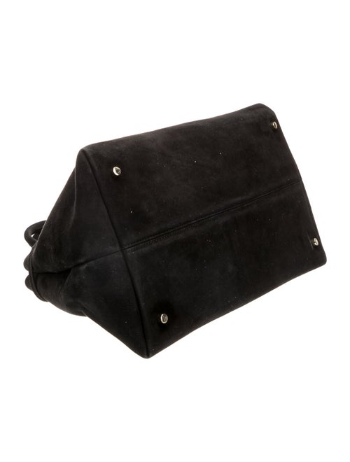 Manu Atelier Suede Top Handle Bag