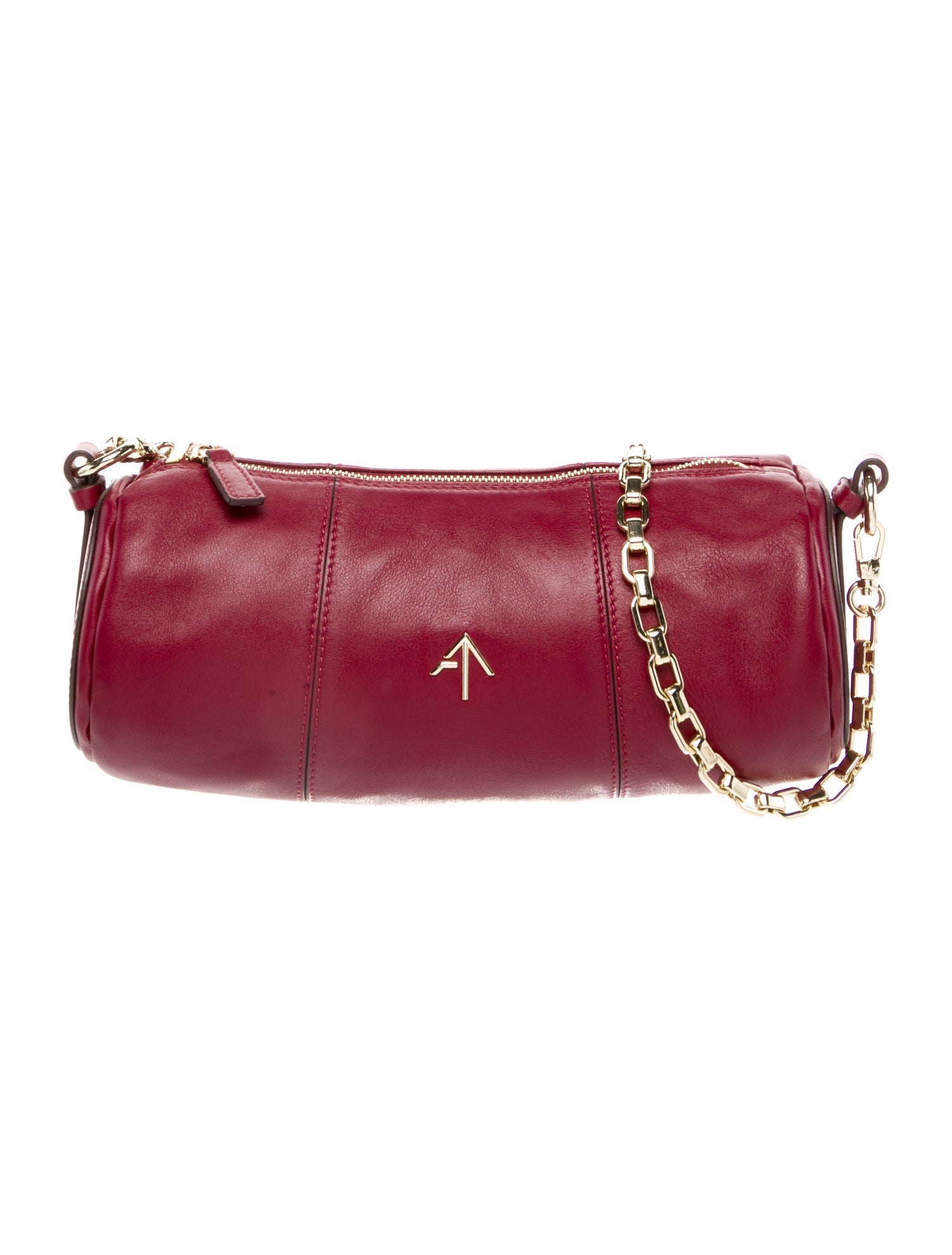 Manu Atelier Leather Shoulder Bag