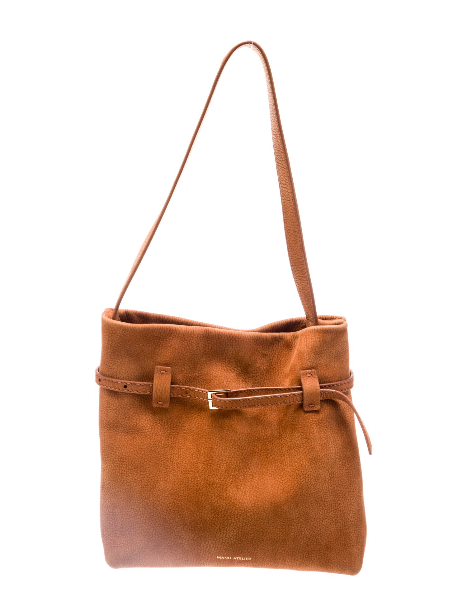 Manu Atelier Leather Shoulder Bag