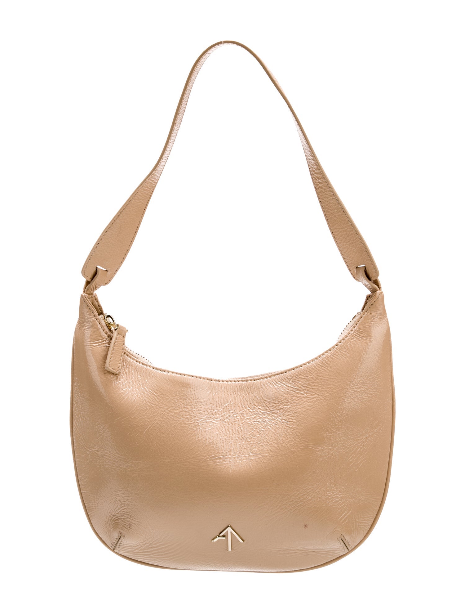 Manu Atelier Patent Leather Shoulder Bag