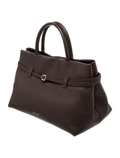Manu Atelier Leather Top Handle Bag