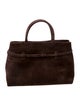 Manu Atelier Suede Shoulder Bag
