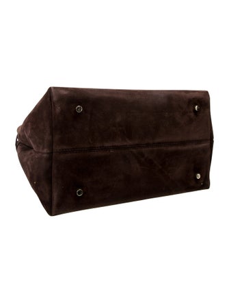 Manu Atelier Suede Shoulder Bag