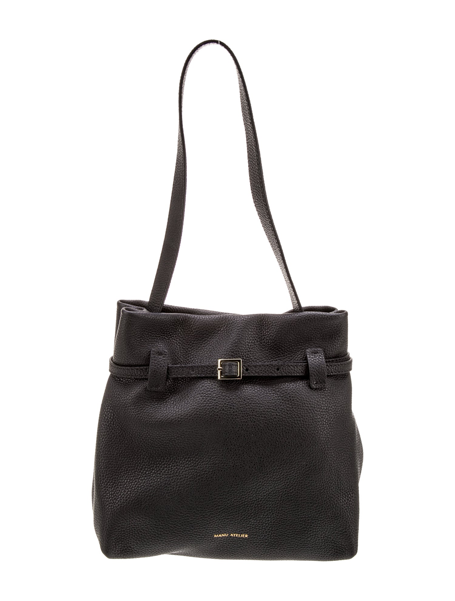 Manu Atelier Leather Shoulder Bag