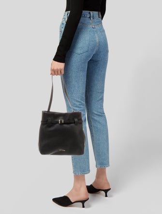 Manu Atelier Leather Shoulder Bag