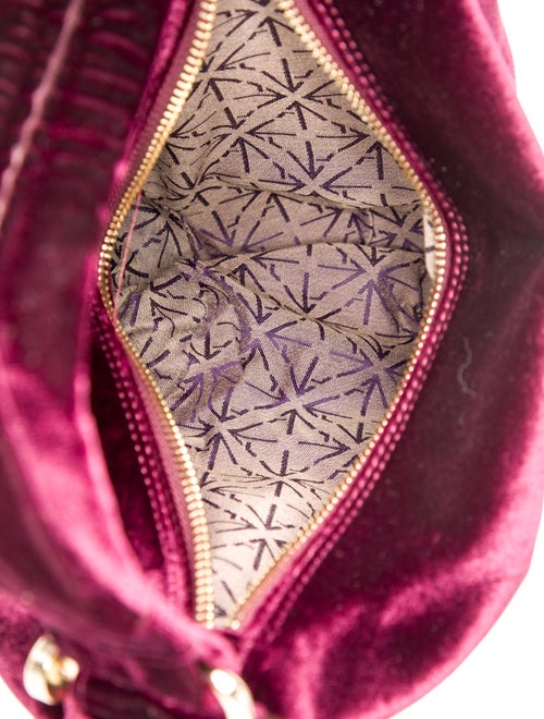 Manu Atelier Velvet Top Handle Bag