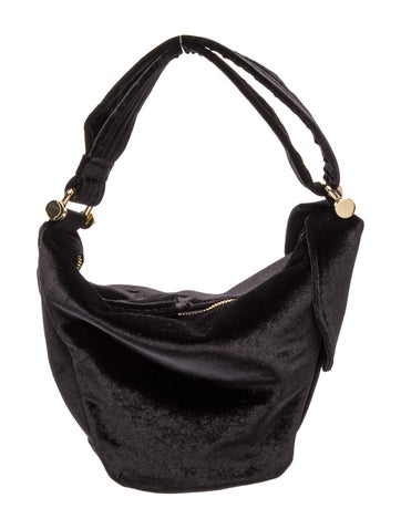 Manu Atelier Handle Bags Velvet Top Bag