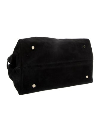 Manu Atelier Suede Top Handle Bag