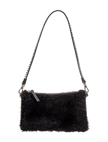 Manu Atelier Shoulder Bags Faux Fur Hobo